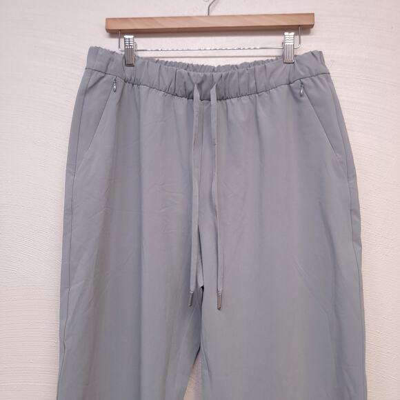 Susan Graver Pants Size M Medium Womens Pant Bottom Gray Grey Zip Pockets - Picture 2 of 5